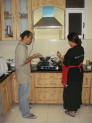 Abhi, trying to explain to Brototi how to cook rice?